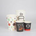 Factory direct sale high quality cups disposable espresso paper cup with lid wholesale